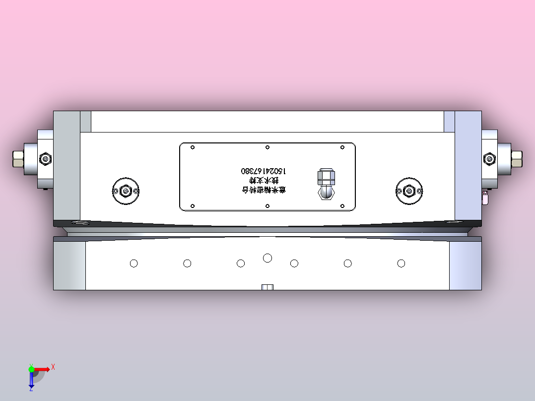 HCT-800-800X800方台分度盘俯视图