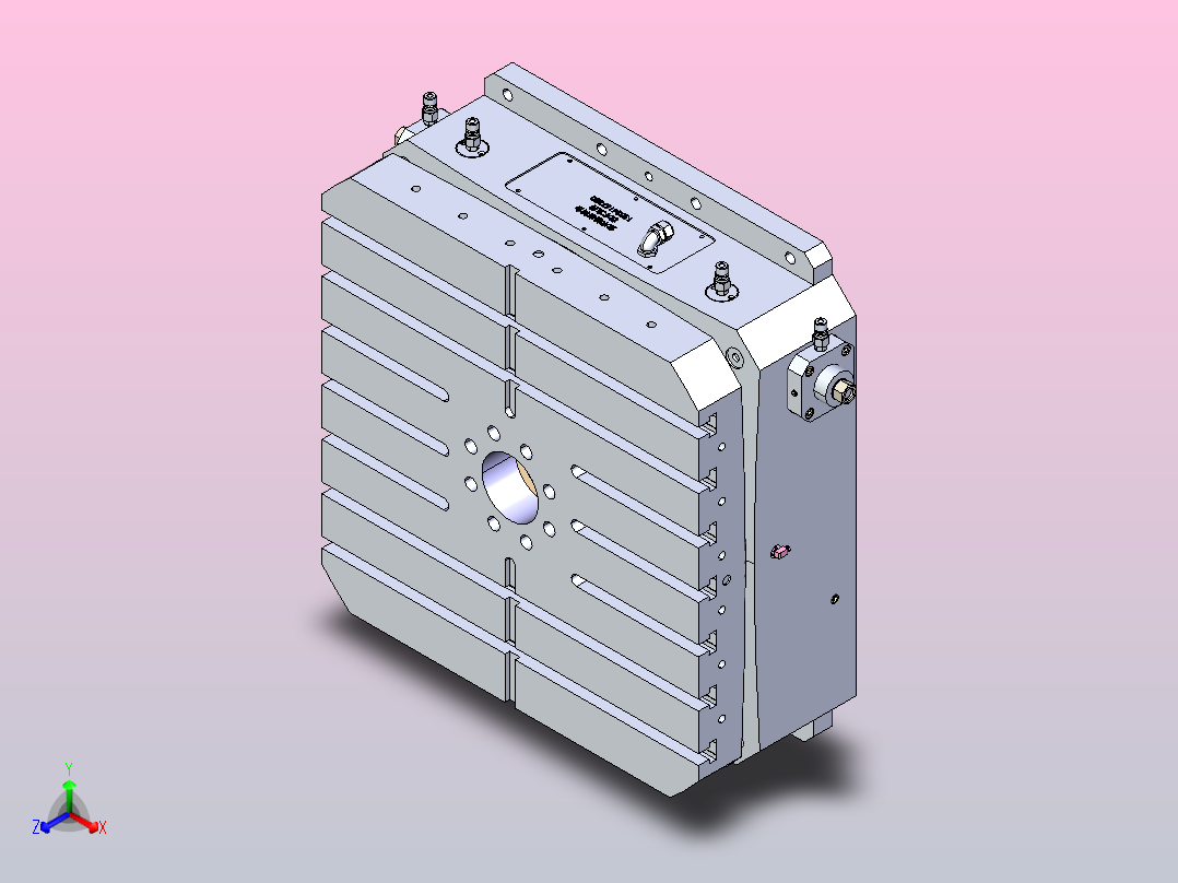 HCT-800-800X800方台分度盘正等轴测图