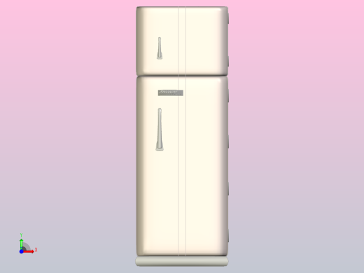 复古风格”冰箱前视缩略图