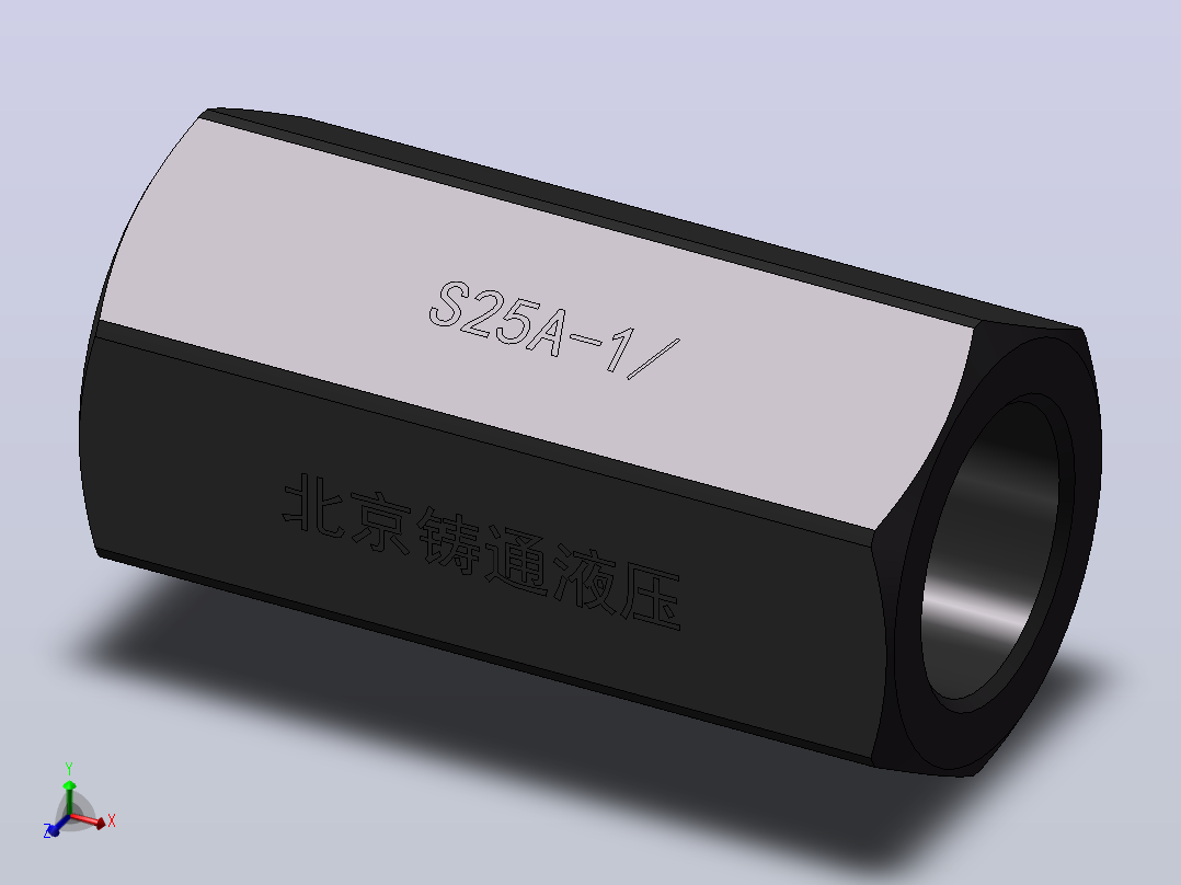 S25A 单向阀主视图