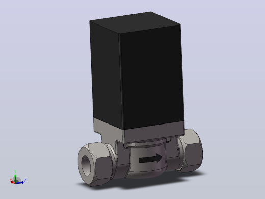 电磁阀3D模型