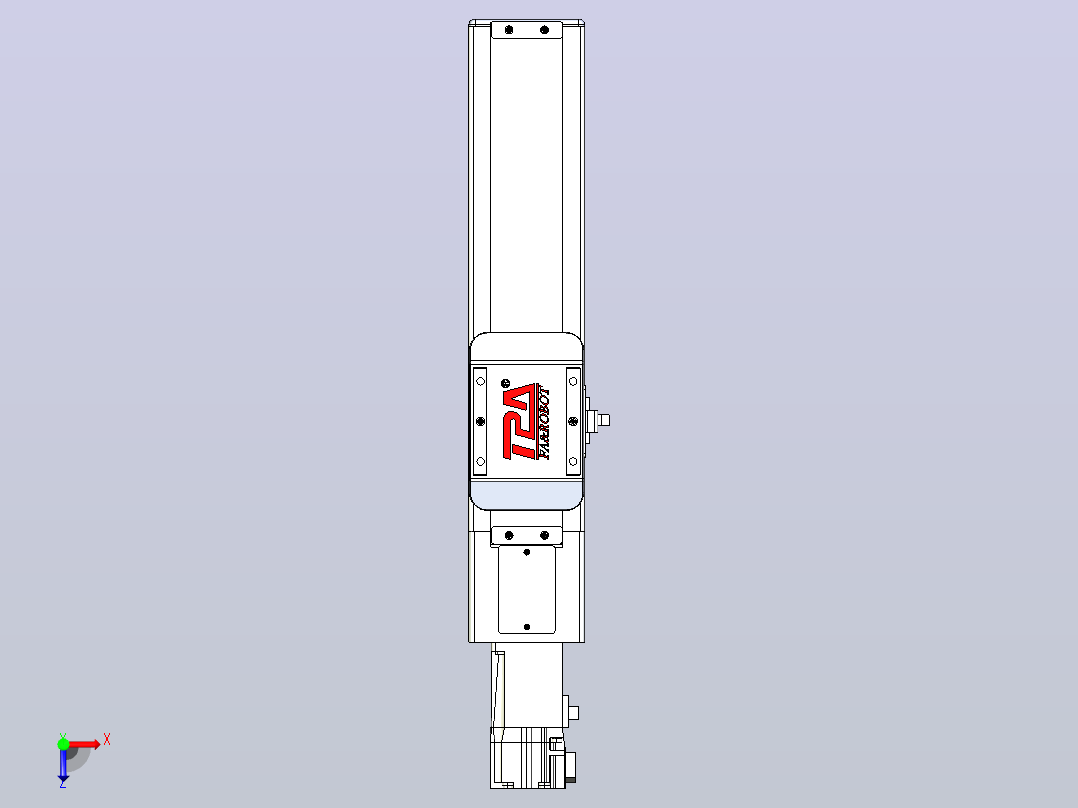 滚珠丝杠直线轴带导轨全封闭TPA-HCR-65S-1610C-L150-M-C-P10-N3俯视图