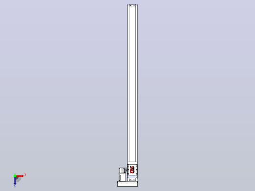 滚珠丝杠直线轴带导轨全封闭TPA-HCR-65S-1610C-L950-ML-Y-P10-N3俯视缩略图