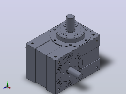 高速精密间歇分割器3D模型Solidworks设计