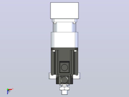MTA80-50-P10-FF-P-K□-P1500（2000）W-S3 MTA80电动缸 最大负载35KN 额定负载30KN 1500(2000)W电机间接安装 配减速机俯视缩略图
