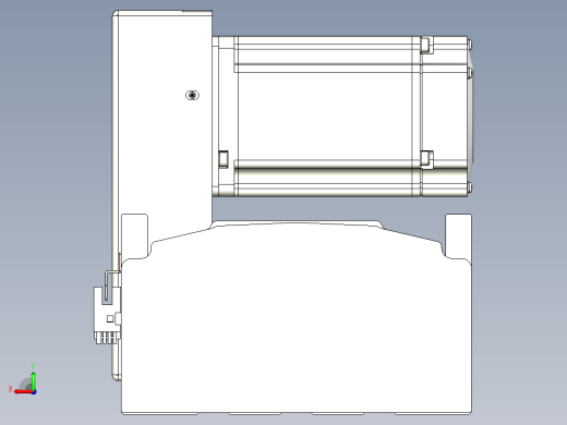 皮带直线轴半封闭可选导轨TPA-HNB-175D-140-L2300-RU-C-P75-N3后视缩略图