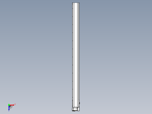皮带直线轴半封闭可选导轨TPA-HNB-175D-140-L2300-RU-C-P75-N3俯视缩略图