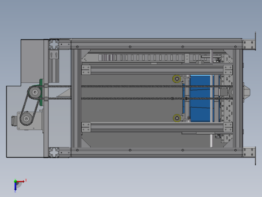 A7 物料周转箱提升机俯视缩略图