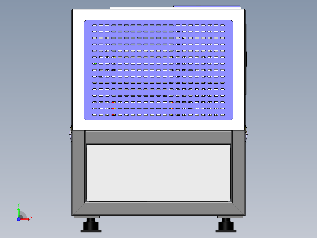 行星式研磨设备（sw16可编辑+工程图）前视图