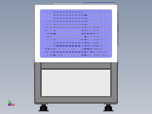 行星式研磨设备（sw16可编辑+工程图）前视缩略图