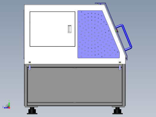 行星式研磨设备（sw16可编辑+工程图）右视缩略图