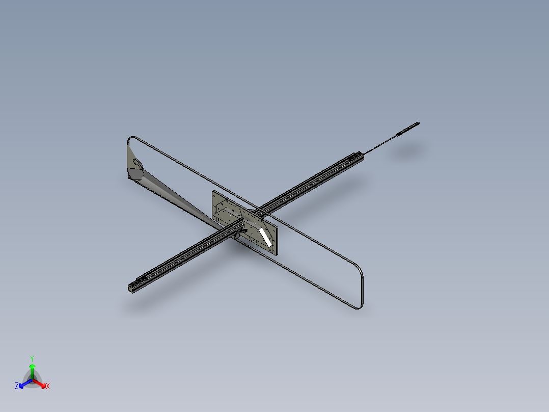 环形导轨线 自动化流水线3D模型