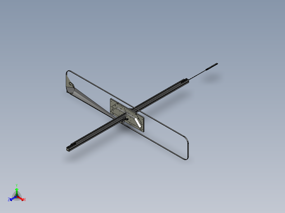 环形导轨线 自动化流水线3D模型正等轴测图