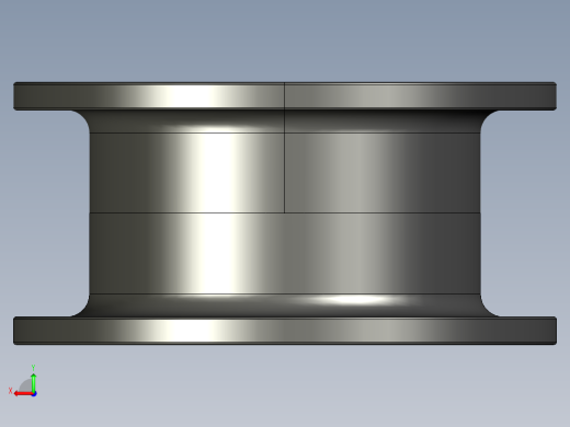 链板被动轮3D模型后视缩略图