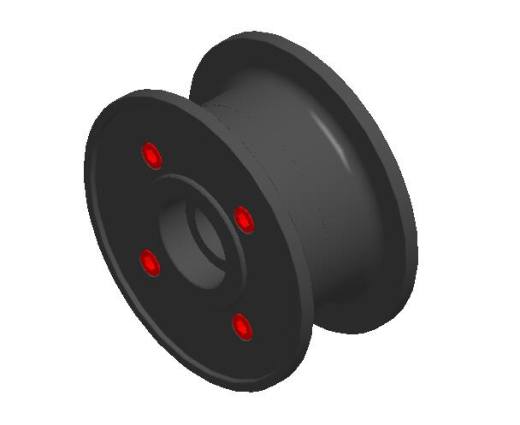 链板被动轮3D模型缩略图