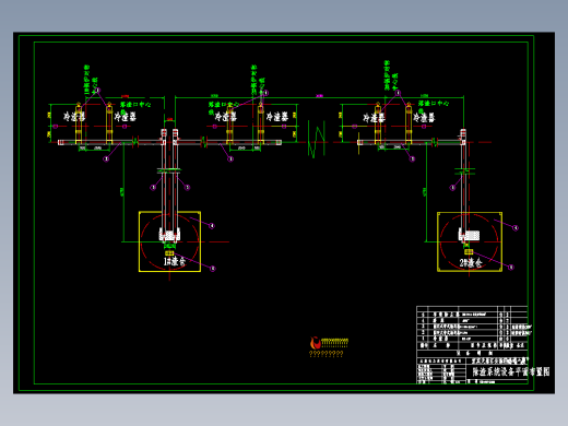 电厂除渣系统设备平面布置图