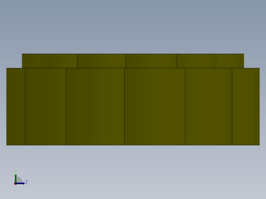 月饼3d模型左视图