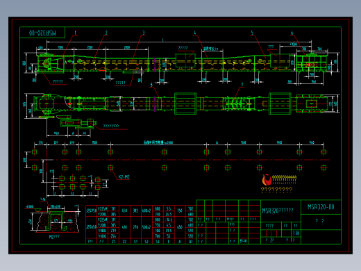 MSR320埋刮板输送机详图