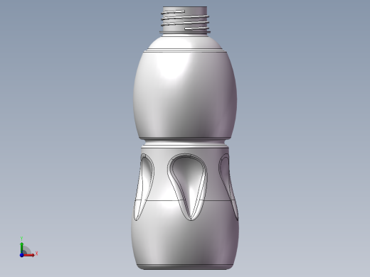 solidworks 塑料瓶子前视缩略图