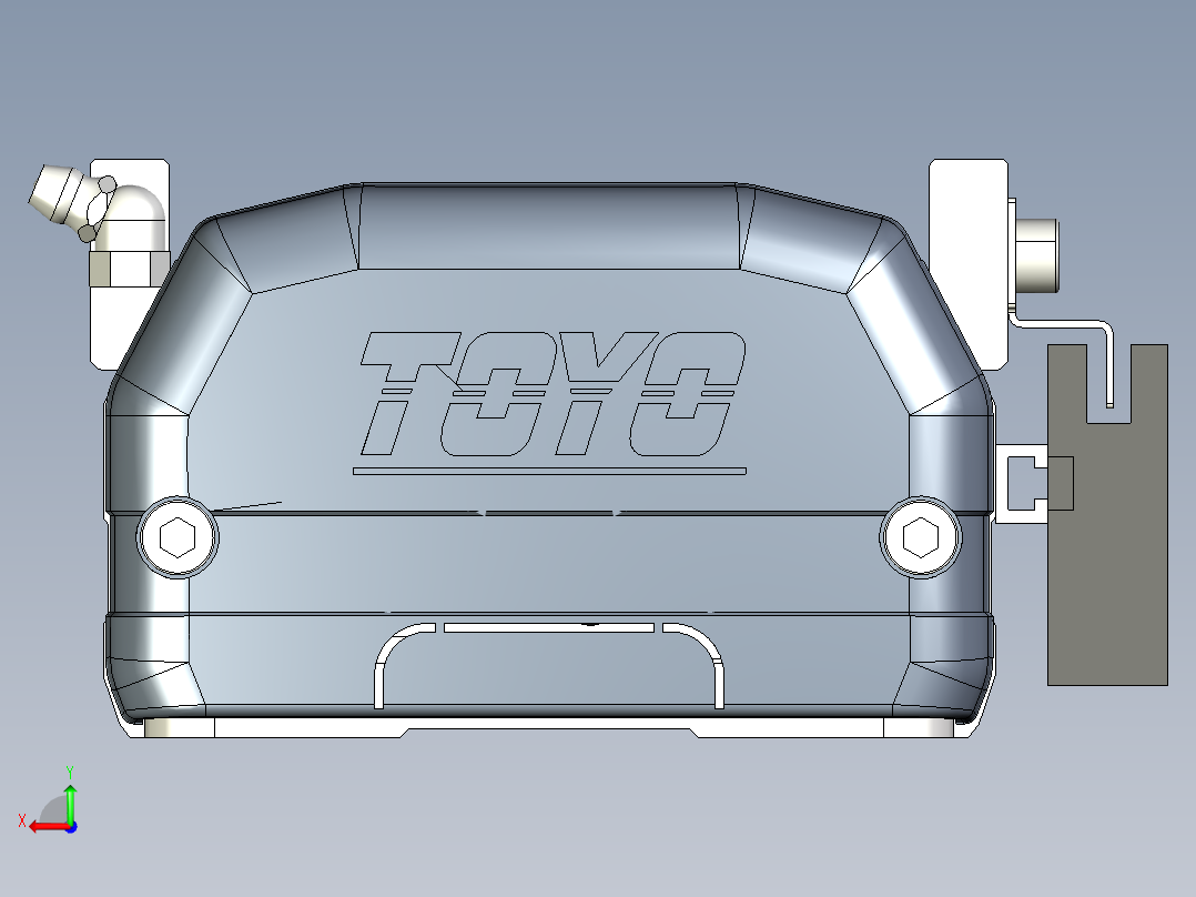 Toyo东佑达直线模组-ETH10-500-BC-100W-ST-C4反后视图
