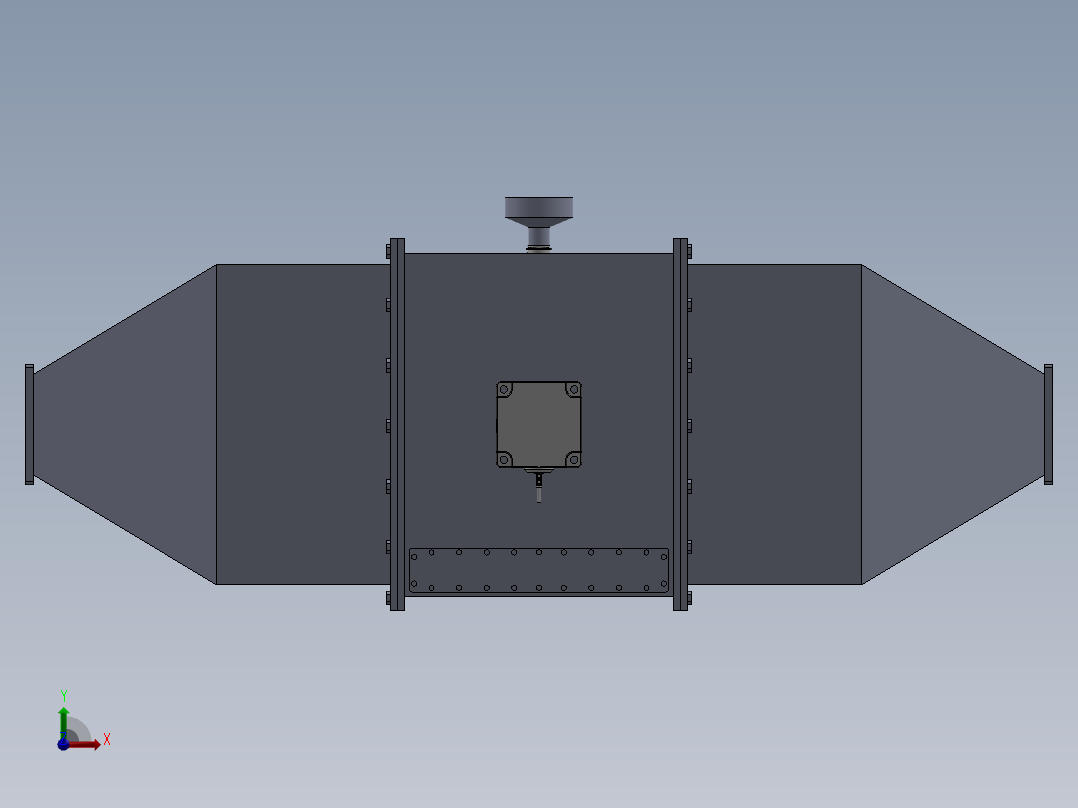 活性炭处理设备前视图