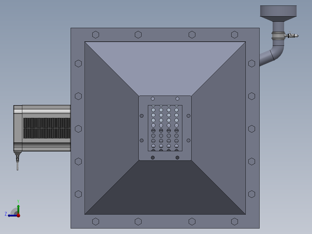 活性炭处理设备右视图