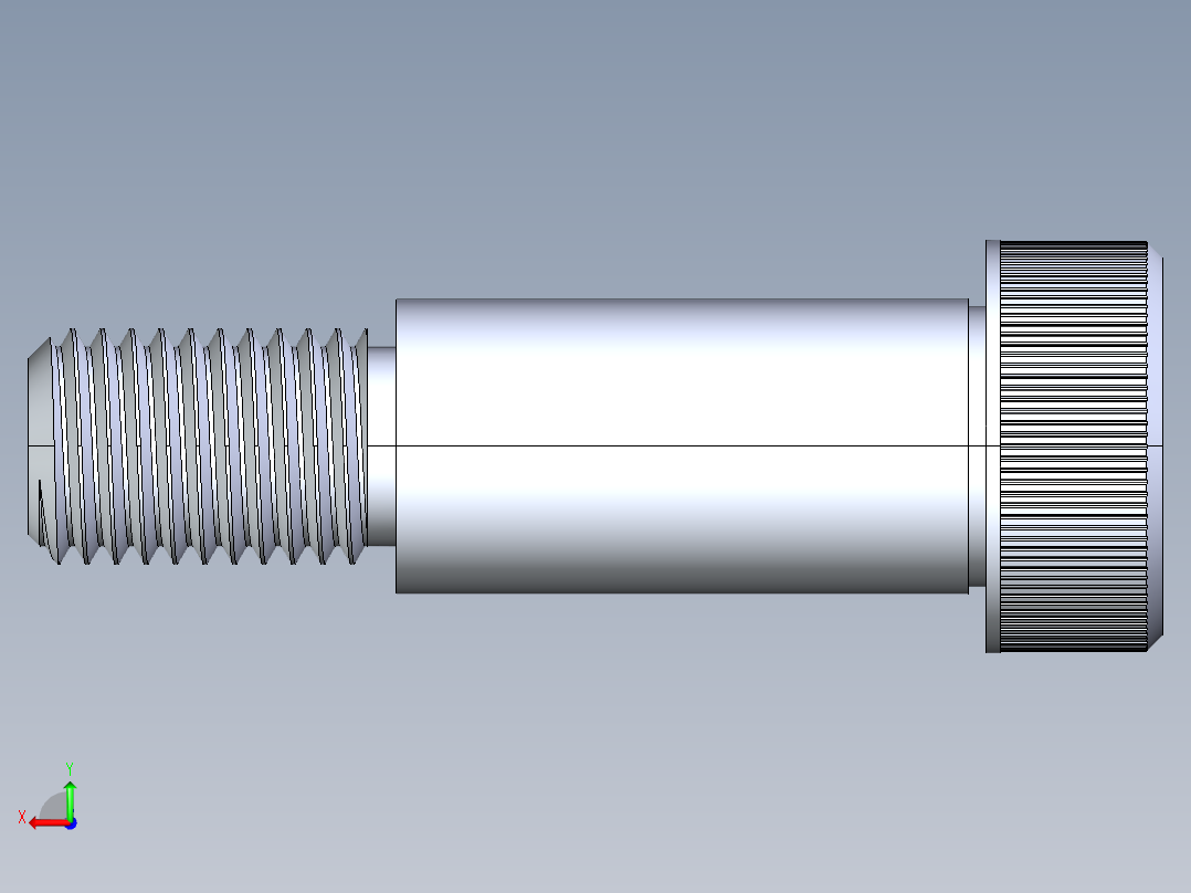 公制SH螺栓选择（DME）-SB DME PM16 x40.STEP后视图