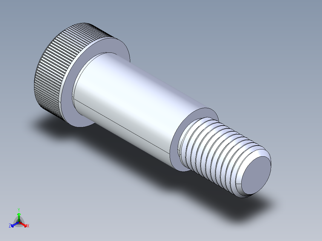 公制SH螺栓选择（DME）-SB DME PM16 x40.STEP正等轴测图
