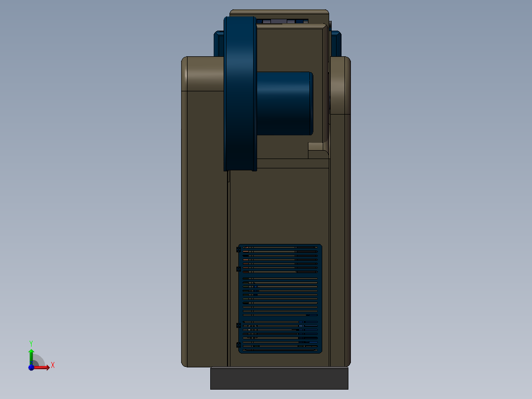 各种机械设备原型前视图