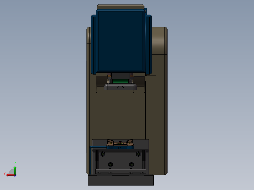 各种机械设备原型后视图