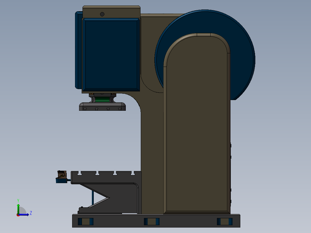 各种机械设备原型左视图
