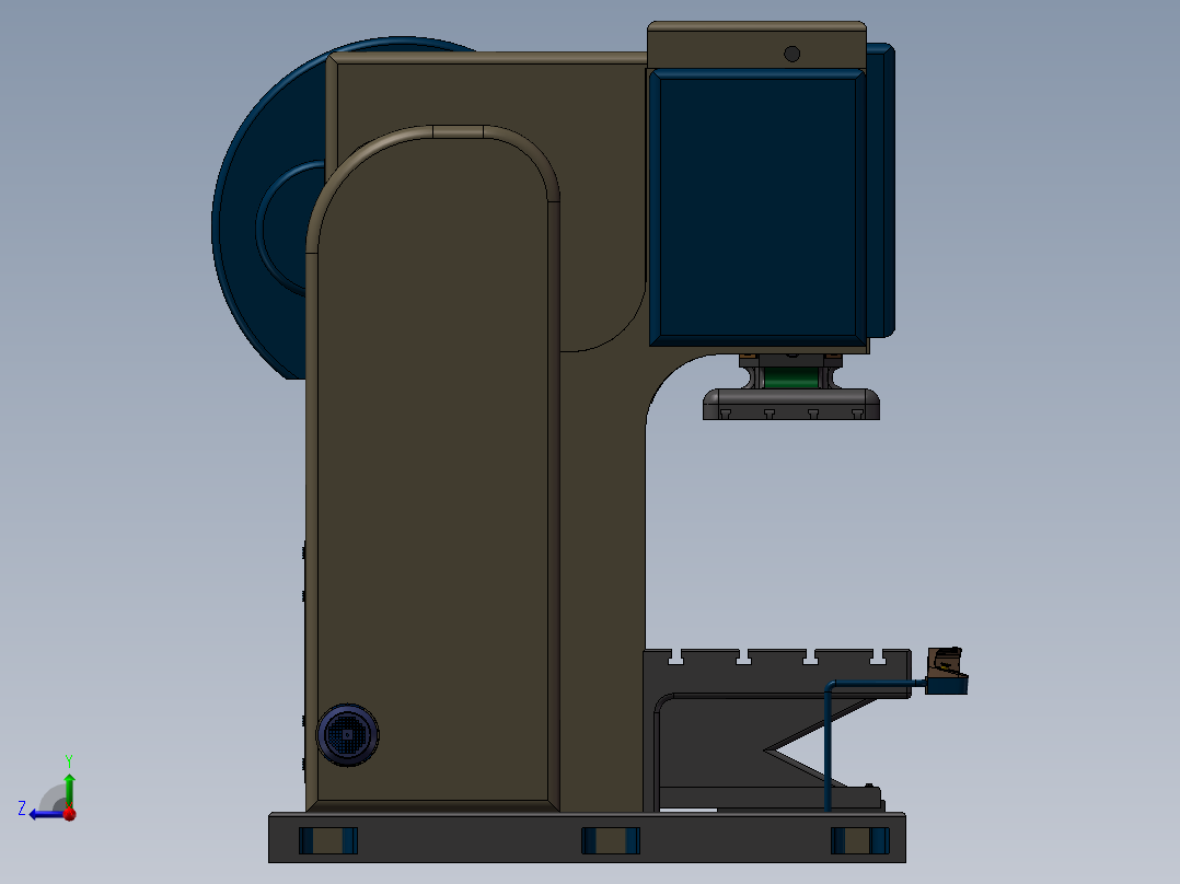 各种机械设备原型右视图