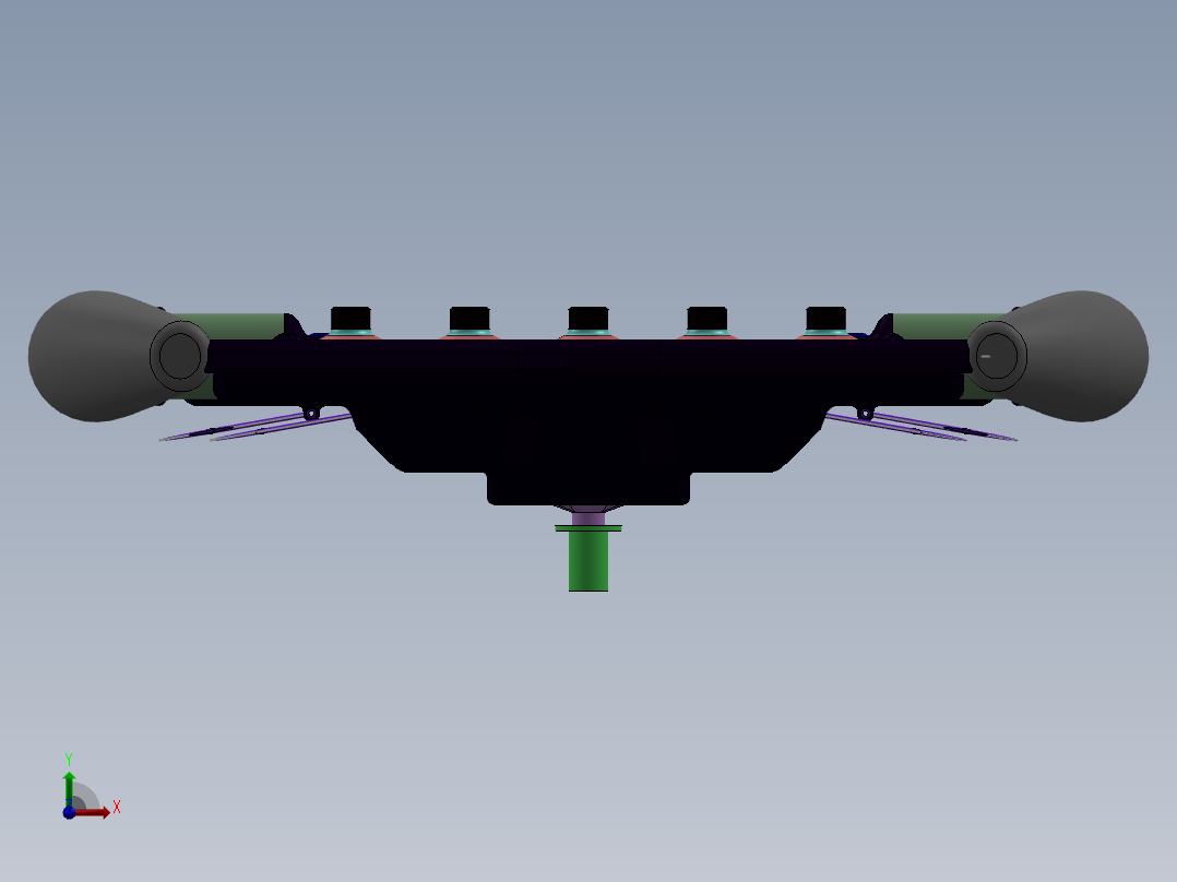 方向盘 (11)前视图