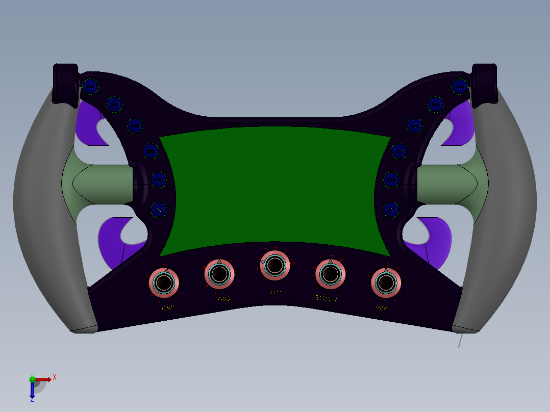 方向盘 (11)俯视图