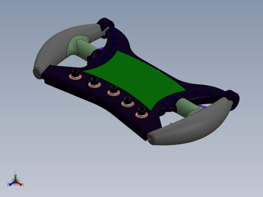 方向盘 (11)正等轴测缩略图