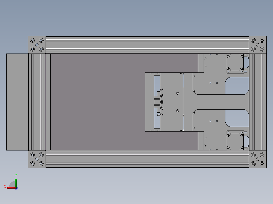 注塑件去毛刺机后视图
