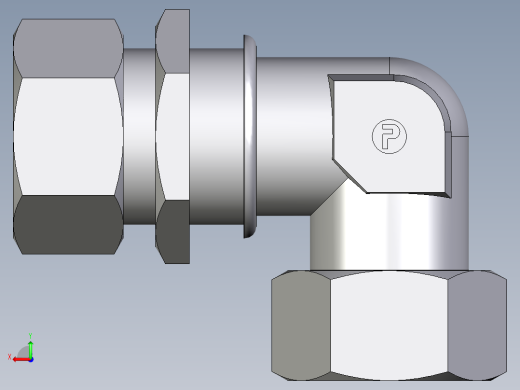 卡套式工业通用硬管接头EO_Bulkhead_elbow_WSV38SCF后视缩略图
