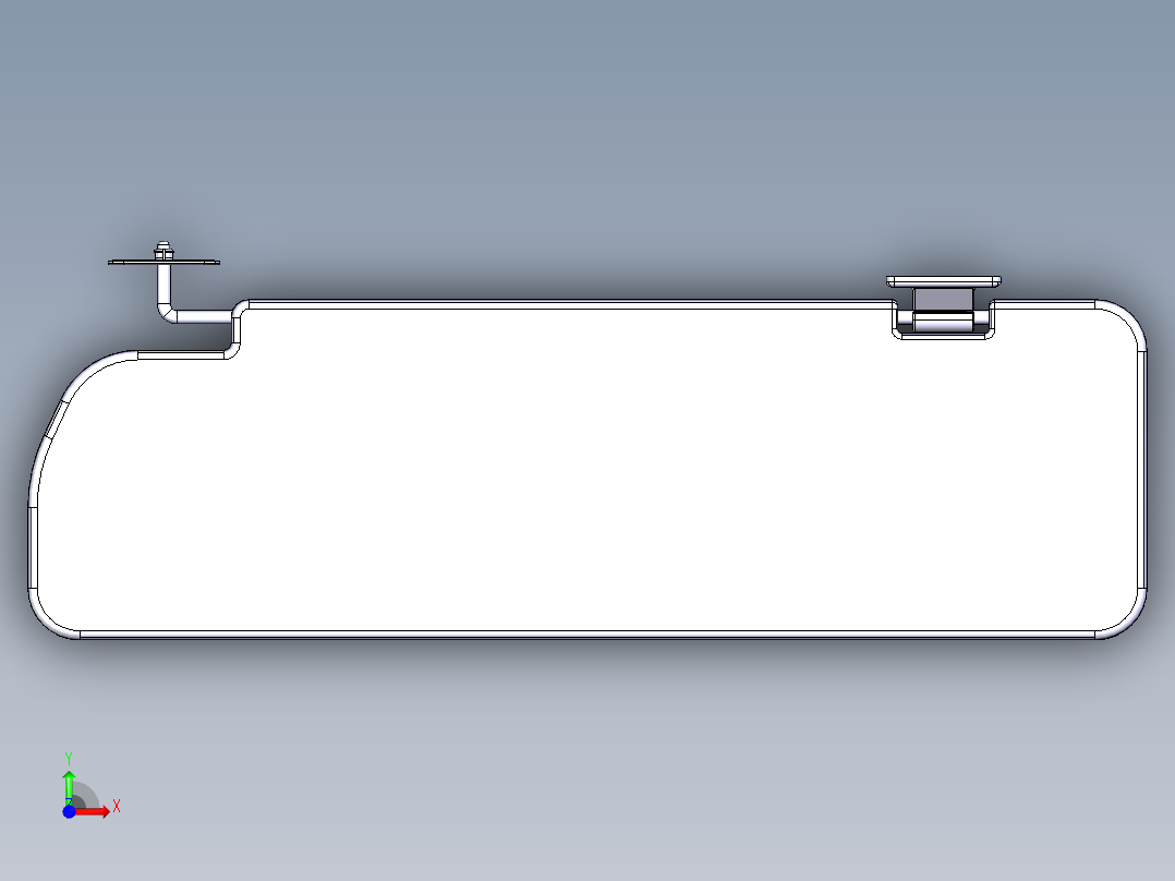 遮阳板模型前视图