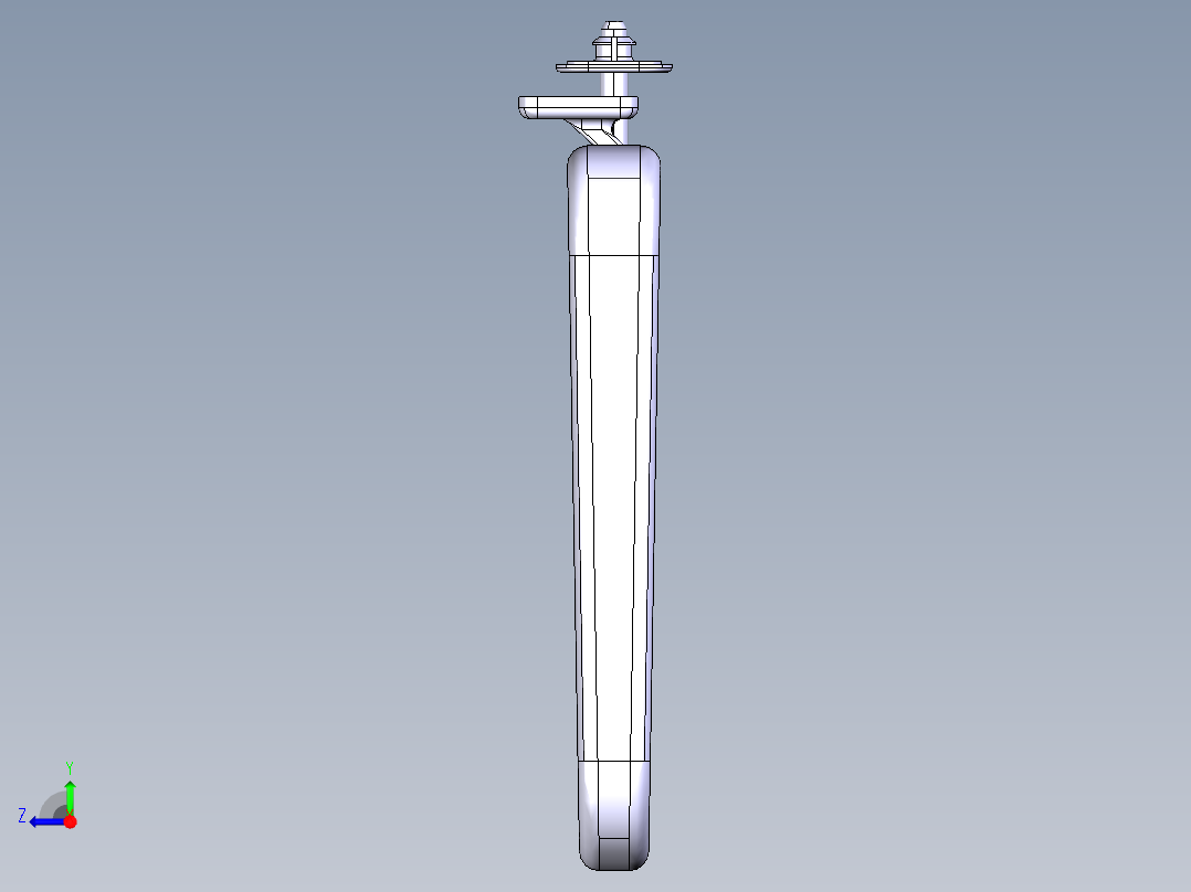 遮阳板模型右视图