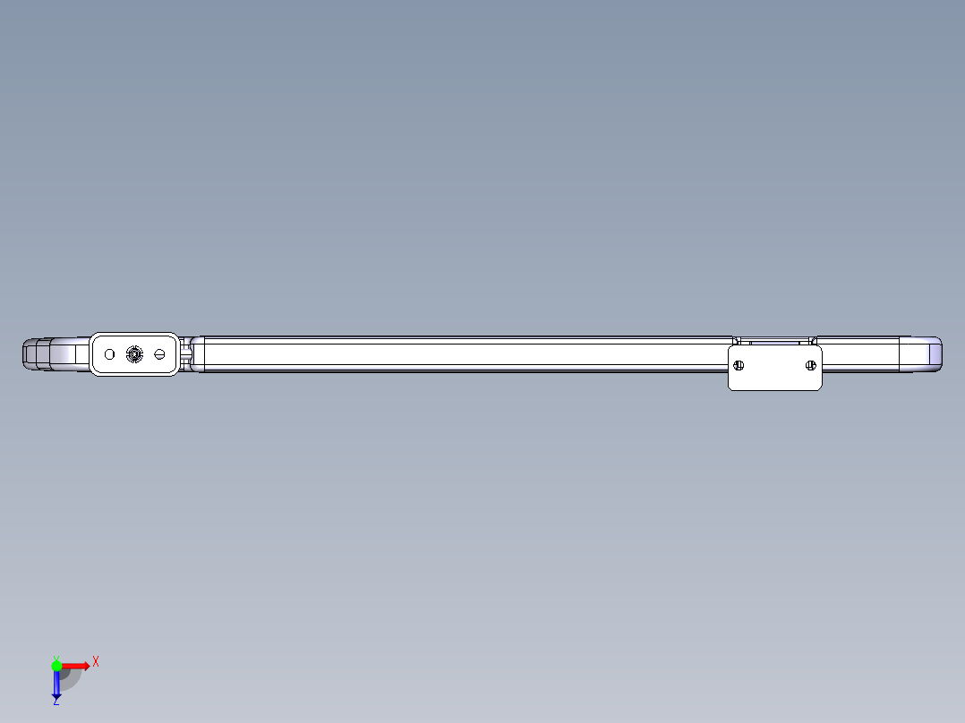 遮阳板模型俯视图
