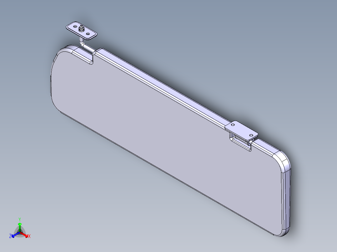 遮阳板模型正等轴测图