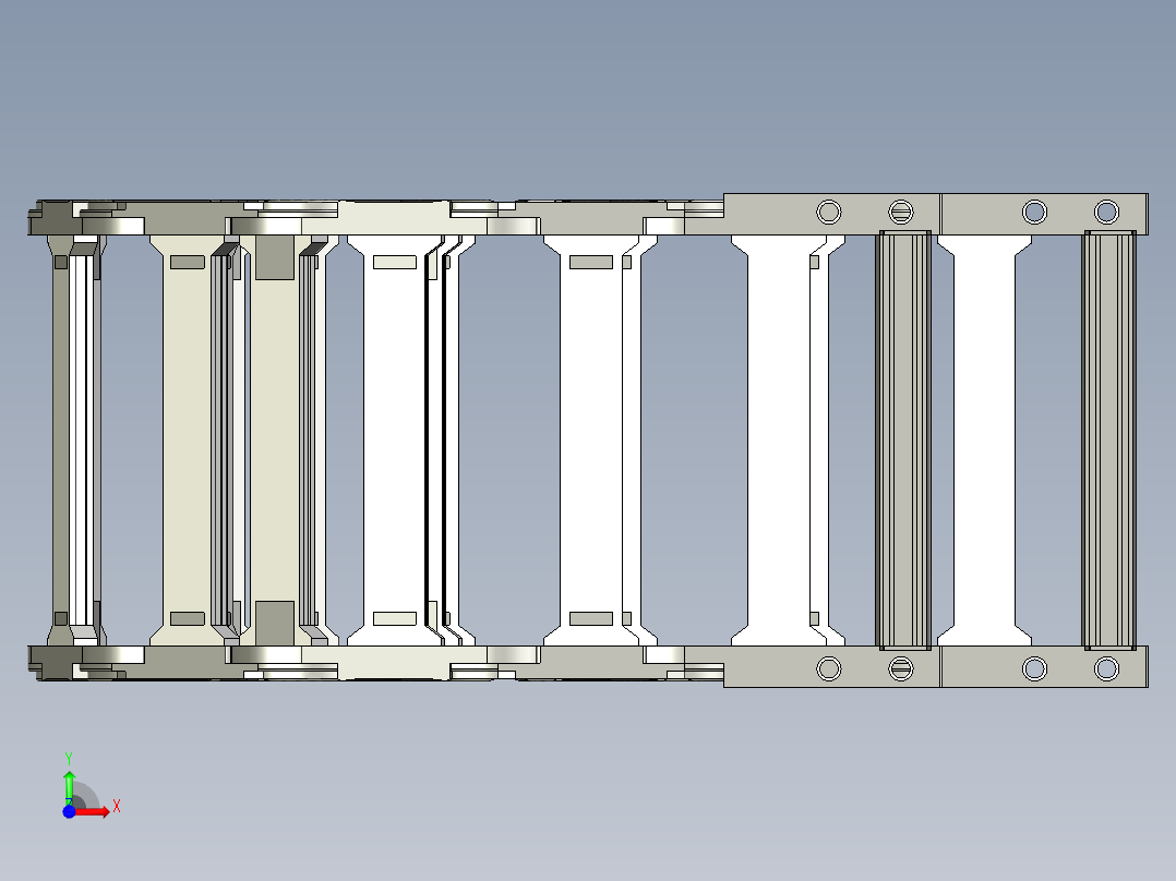 重型链条前视图