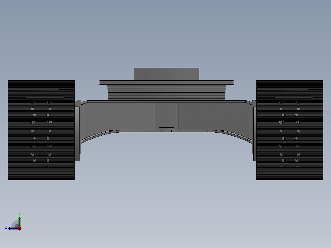 小型液压挖掘机行走部分设计含三维SW模型==J5==150yuan右视图