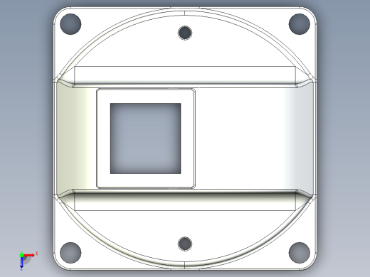 型材-BR 40X40 FLOOR MOUNT BASE KJN40BASE俯视缩略图