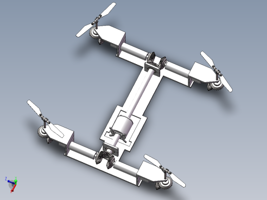 多地形移动平台之四旋翼无人飞行器