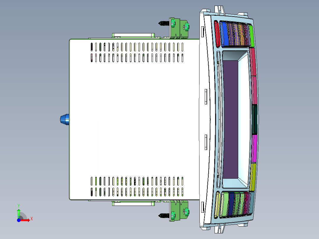 车载音频播放系统前视图