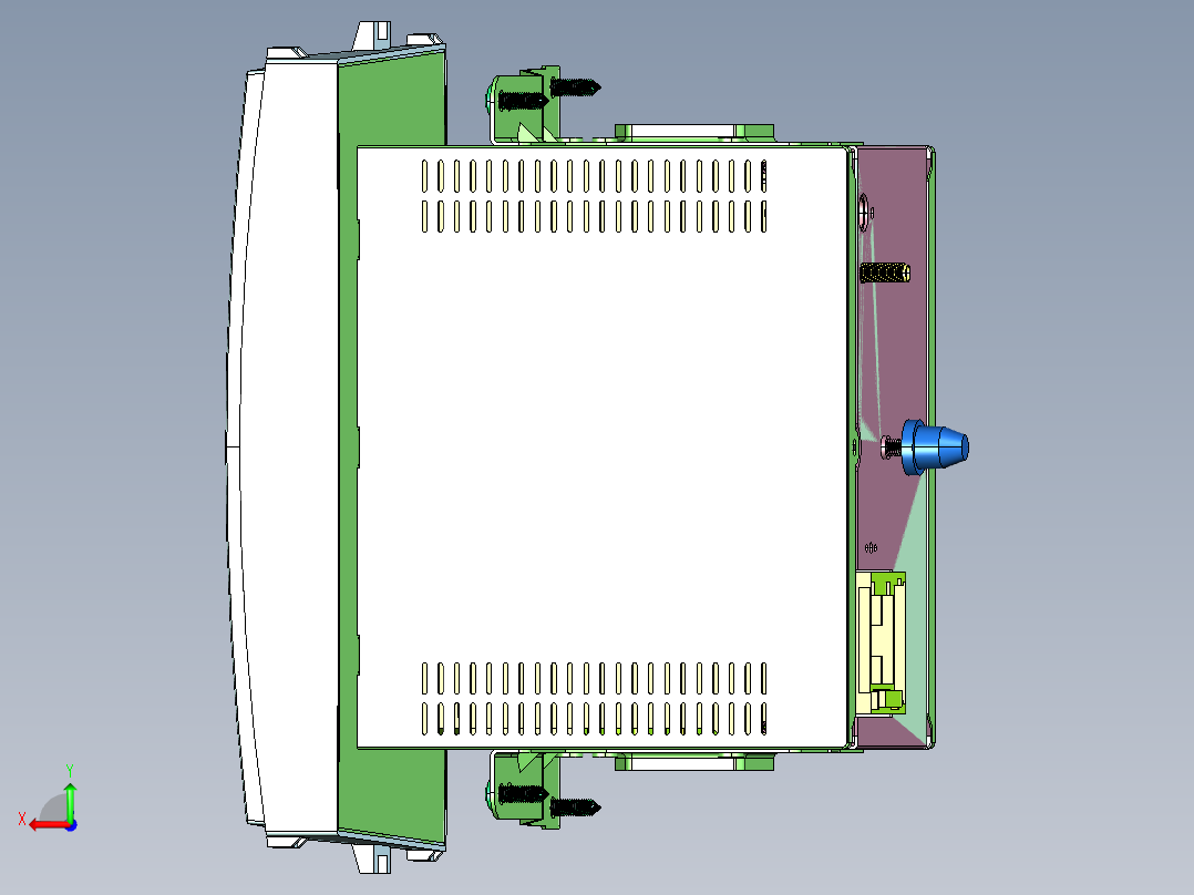 车载音频播放系统后视图