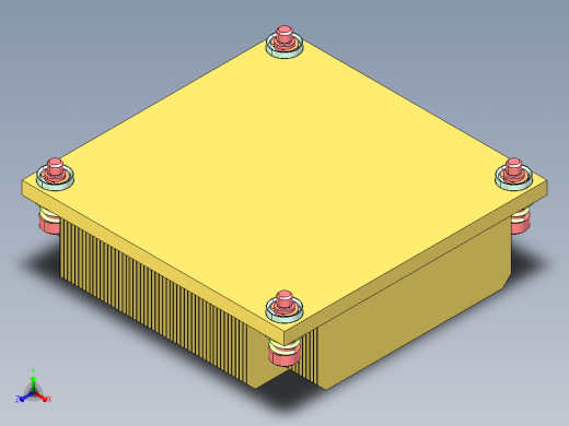 英特尔1U 2U LGA2011 ILM散热器