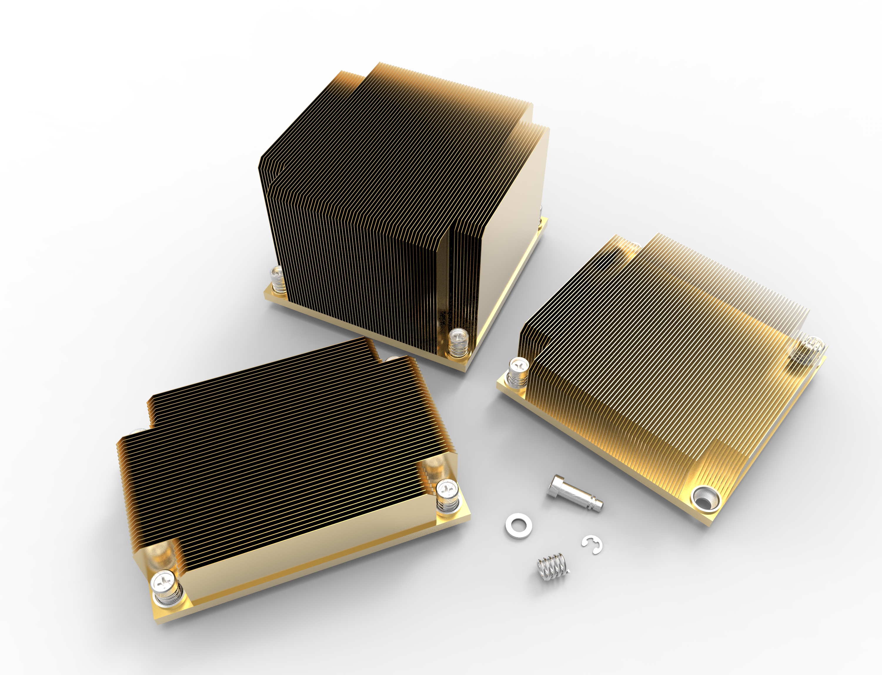 英特尔1U 2U LGA2011 ILM散热器