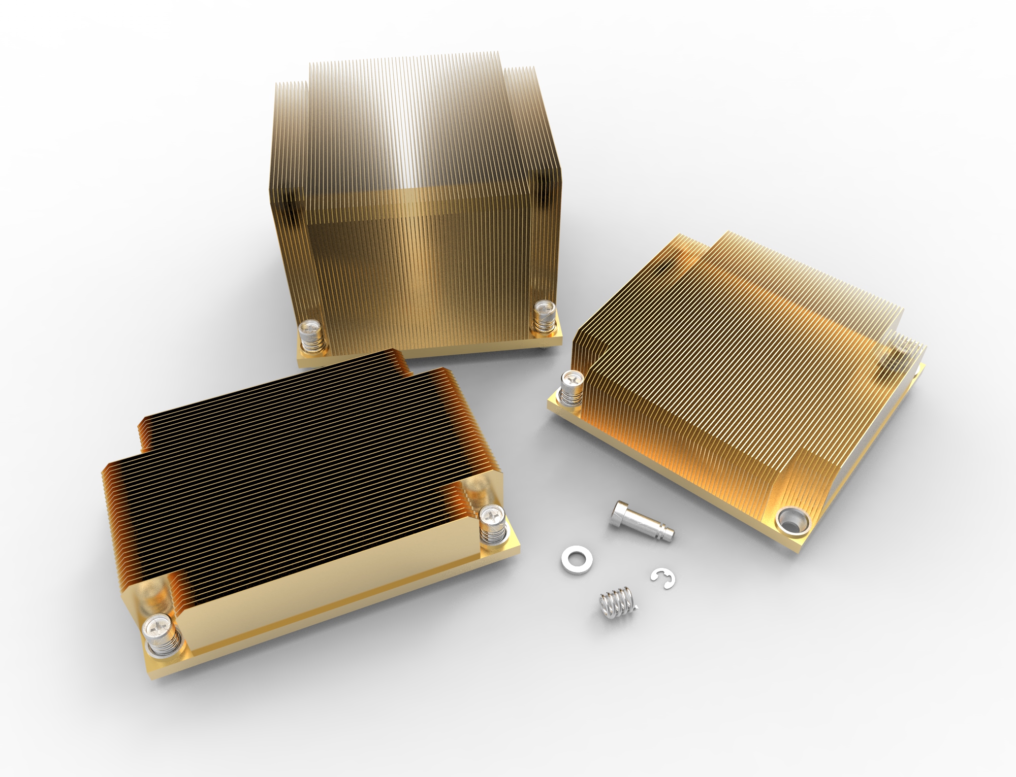 英特尔1U 2U LGA2011 ILM散热器